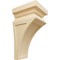Ekena Millwork 6"W x 6 3/4"D x 12"H Large Nevio Wood Corbel, Maple CORW06X06X12NEMA - alternate 1